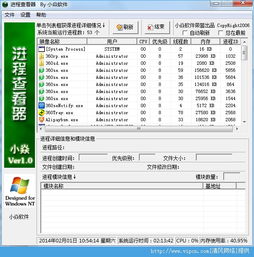 小焱進程查看器 v1.0 綠色版 高效系統(tǒng)進程查詢軟件